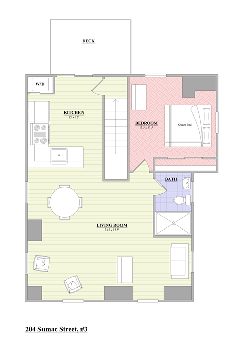 a floor plan of a house